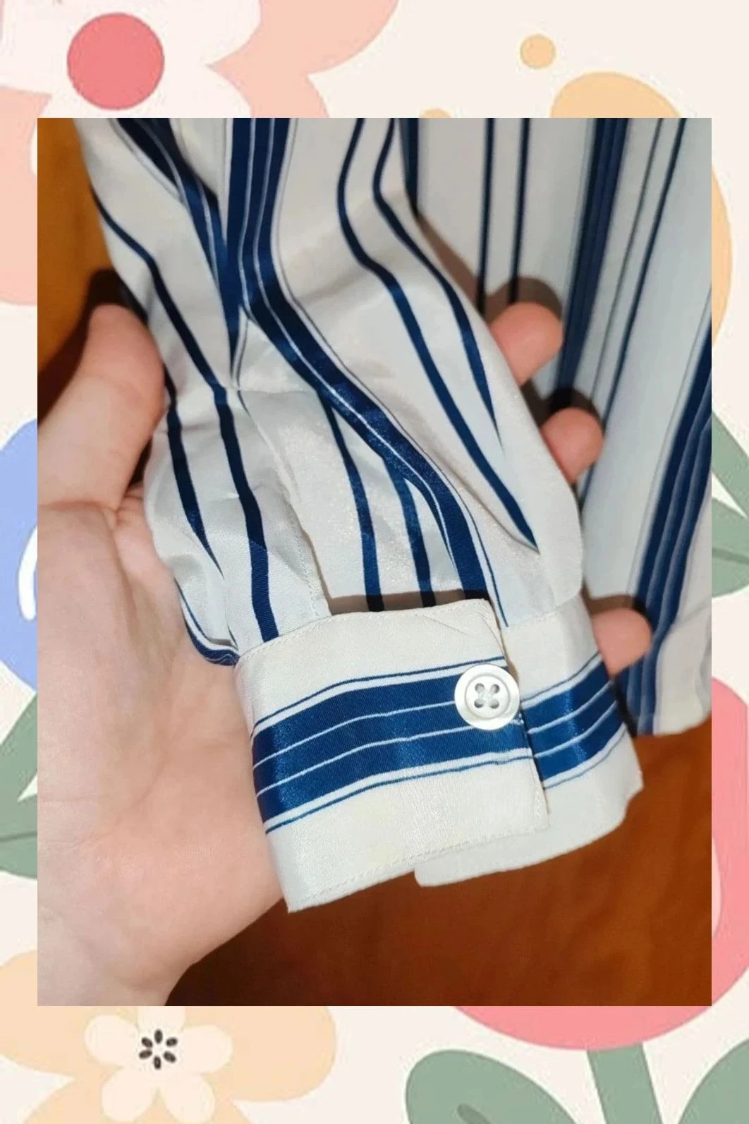 Bonita camisa de mujer a rayas – photo 4